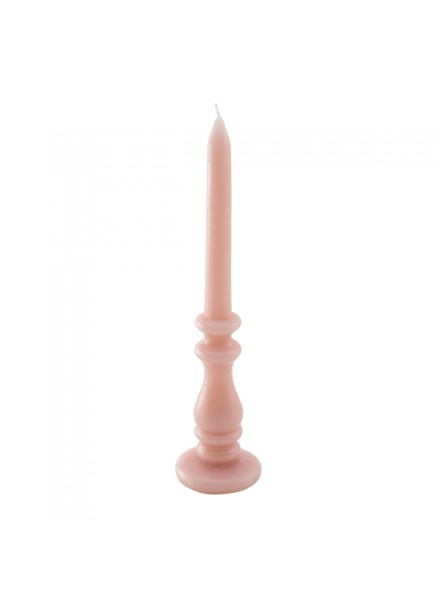 1 candela Candelabro Rosa