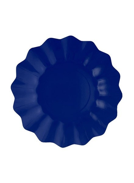 Piatto 27 cm blu (8pz)