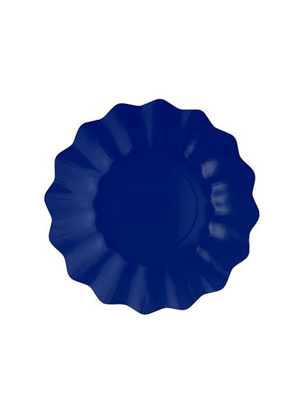Piatto 21 cm blu (8pz)