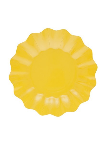 Piatto 27 cm giallo sole (8pz)