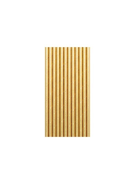 Cannucce oro metal (12pz)